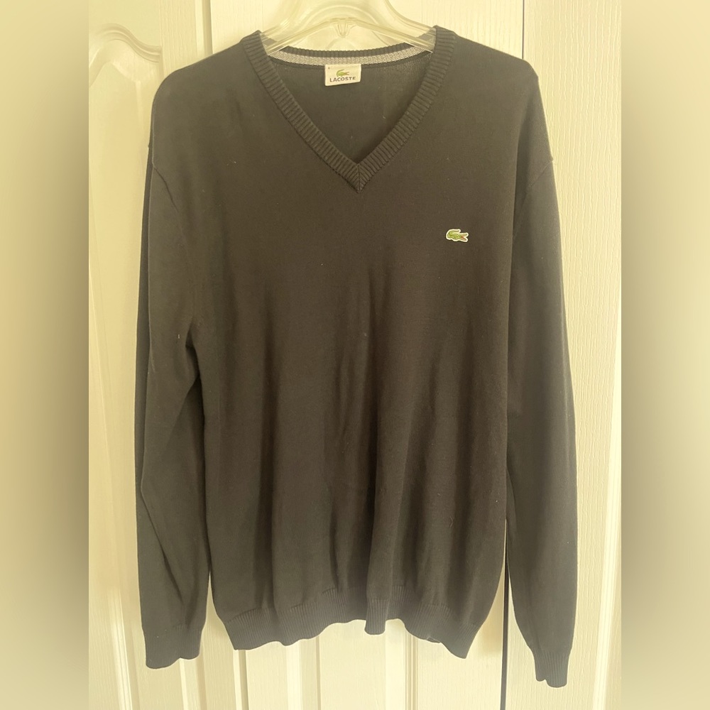 Cozy, comfortable, Lacoste sweater, size XL.